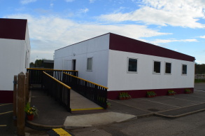 Modula Class Building with ramp